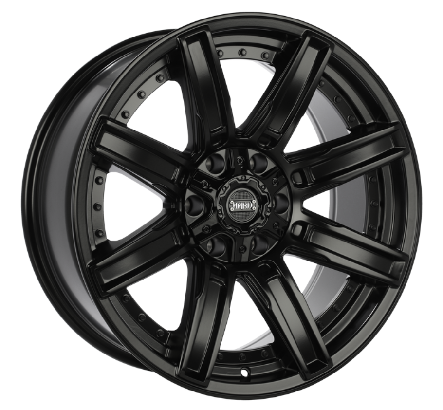 Ruffino HARD FORGED Satin Black 20x9 +20 8x180mm 124.3mm