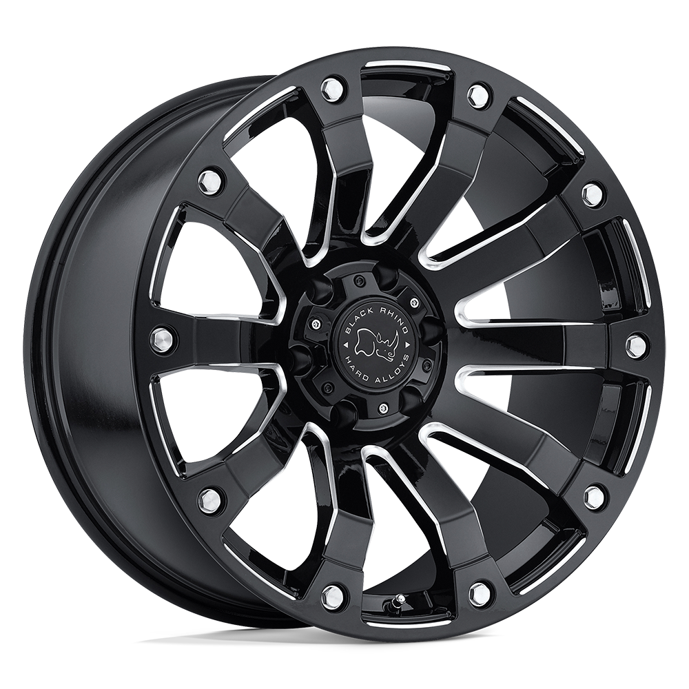 Black Rhino SELKIRK Gloss Black Milled - 20x9 | +12 | 6x135 | 87.1mm