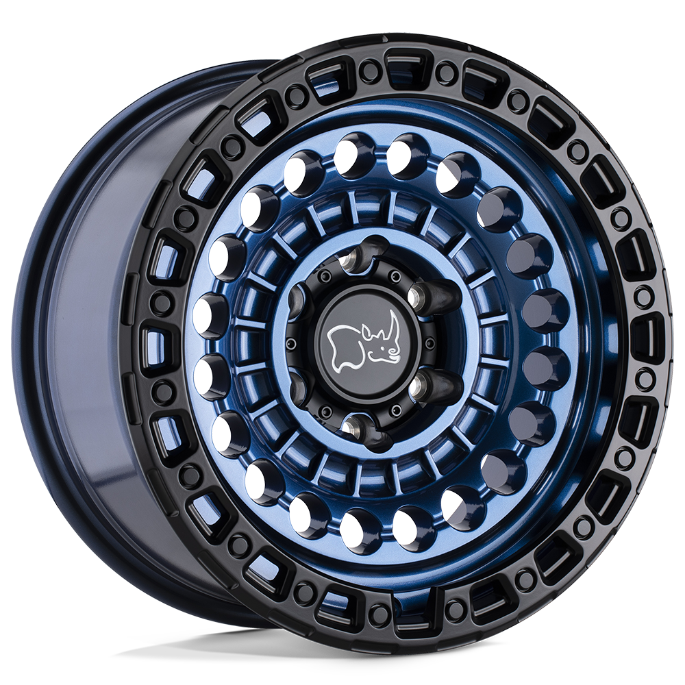 Black Rhino SENTINEL Cobalt Blue w/ Black Ring - 17x8.5 | +0 | 8x170 | 125.1mm
