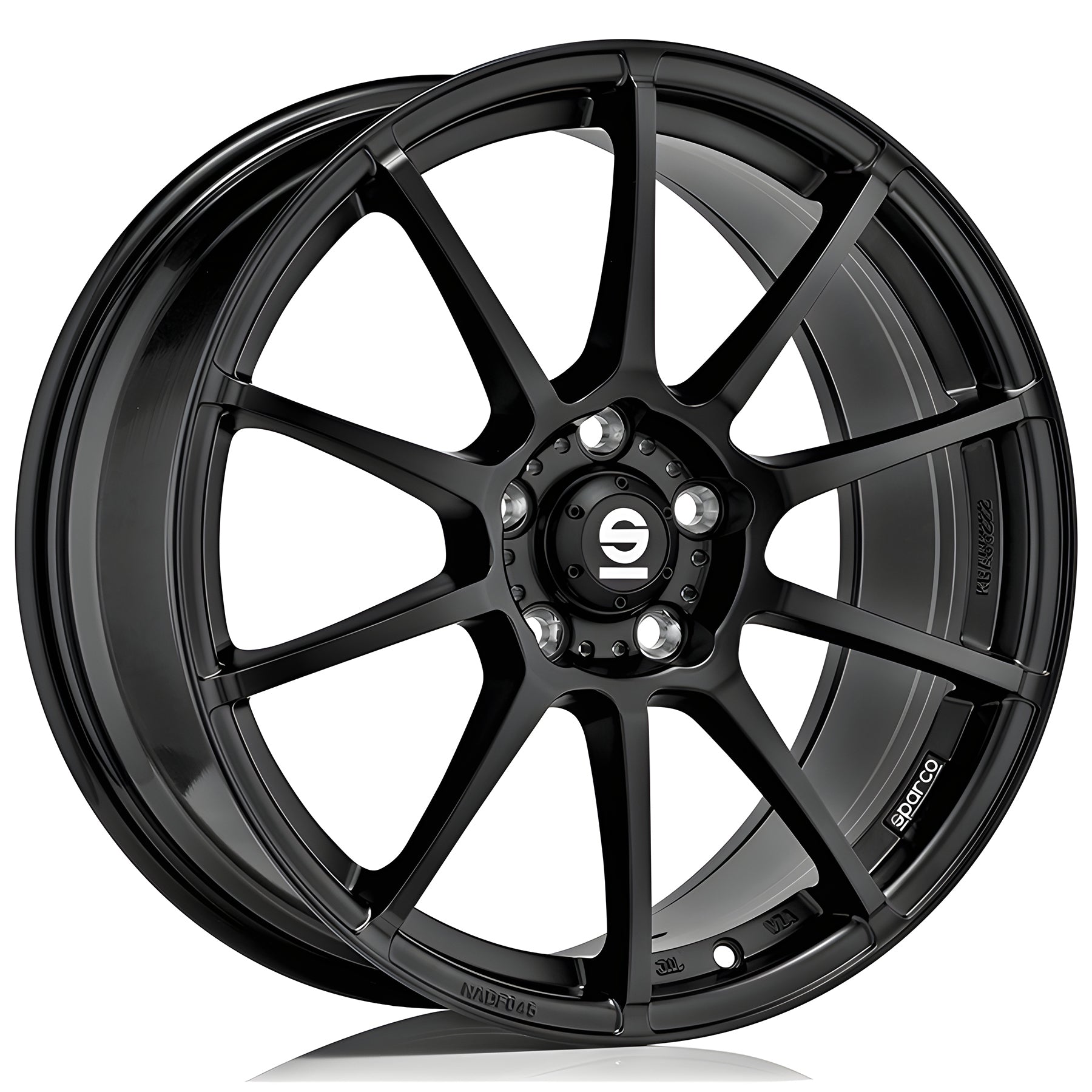 Sparco ASSETTO GARA Matte Black - 16x7 | +45 | 5x114.3 | 73mm