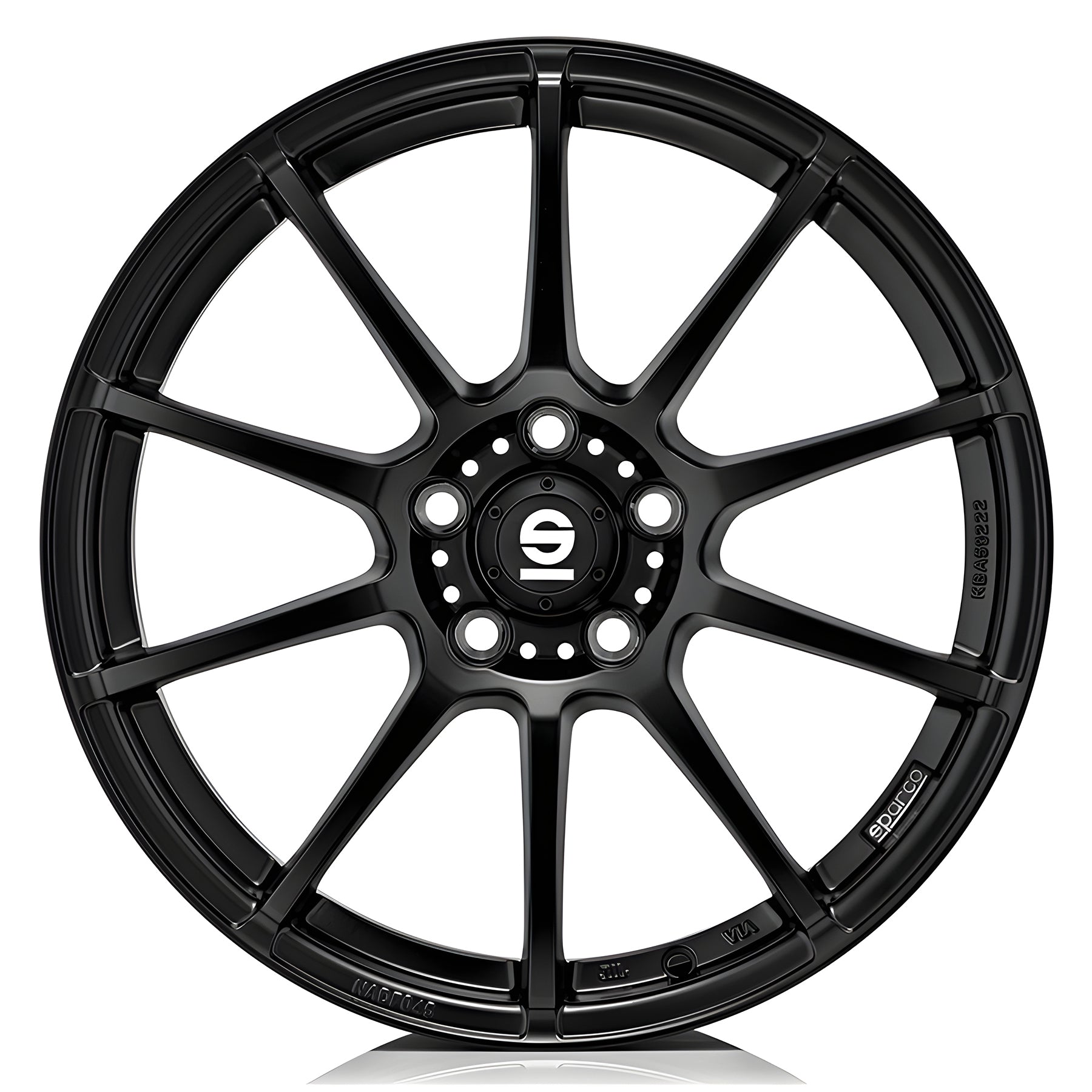 Sparco ASSETTO GARA Matte Black - 16x7 | +45 | 5x114.3 | 73mm