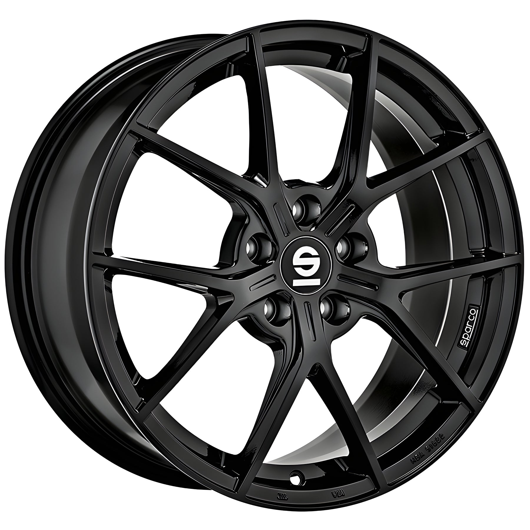 Sparco PODIO Gloss Black - 19x8.5 | +38 | 5x112 | 73mm