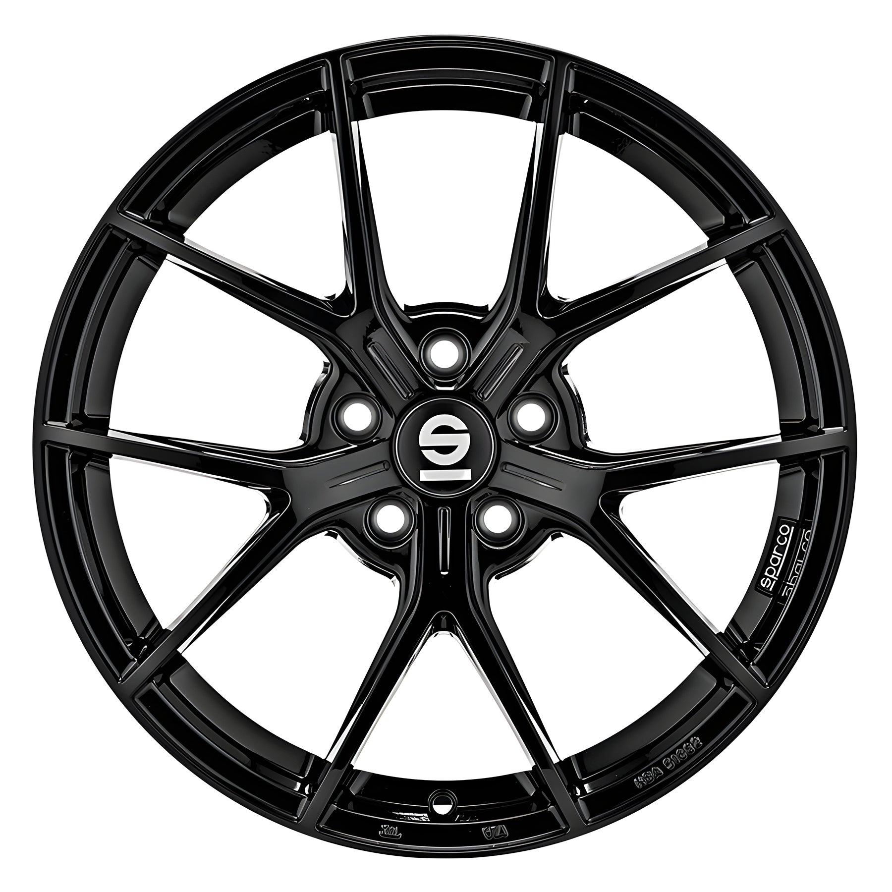 Sparco PODIO Gloss Black - 19x8.5 | +38 | 5x112 | 73mm