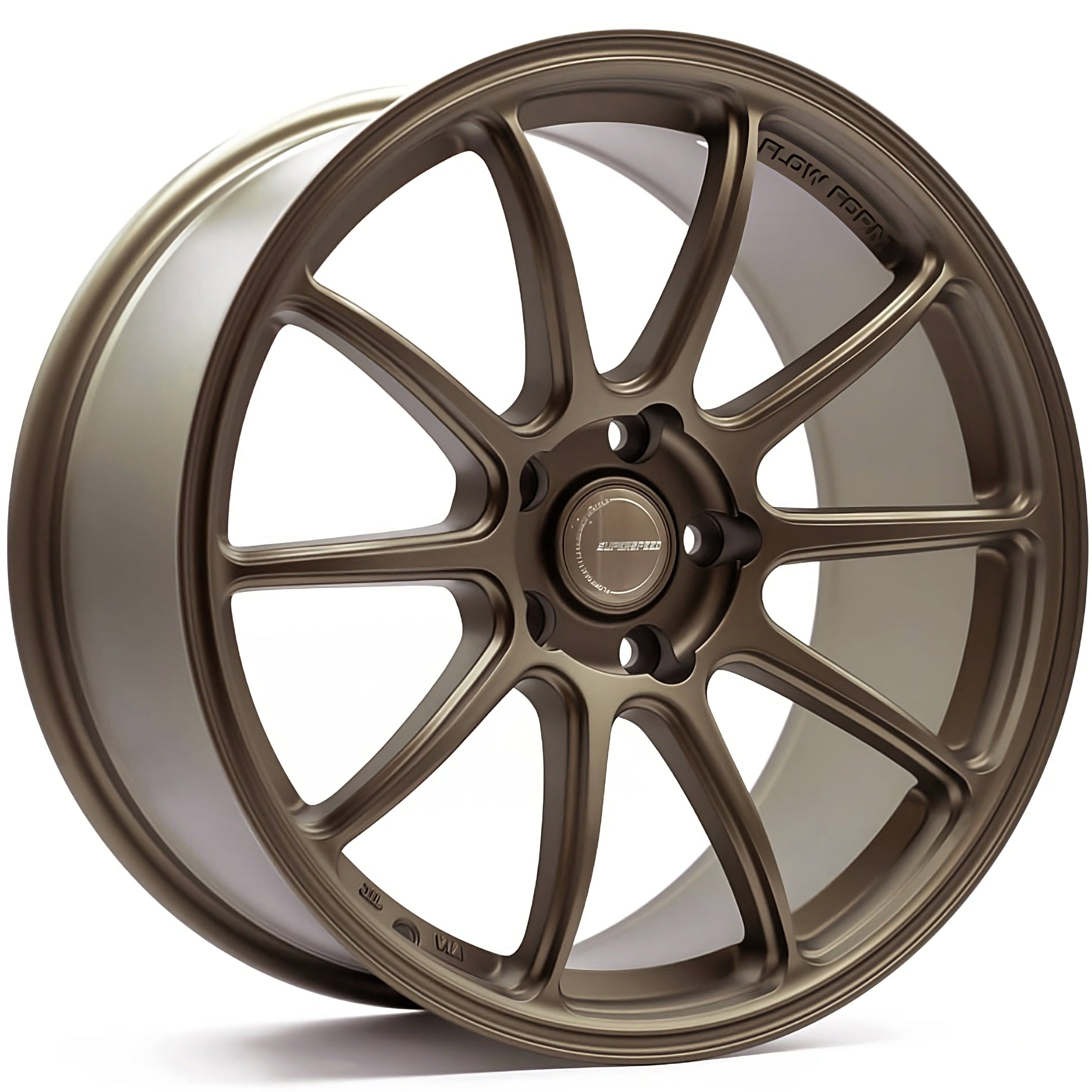 Superspeed RF03RR Satin Bronze - 18x9.5 | +38 | 5x100 | 73.1mm | Cone - Wheel Haven