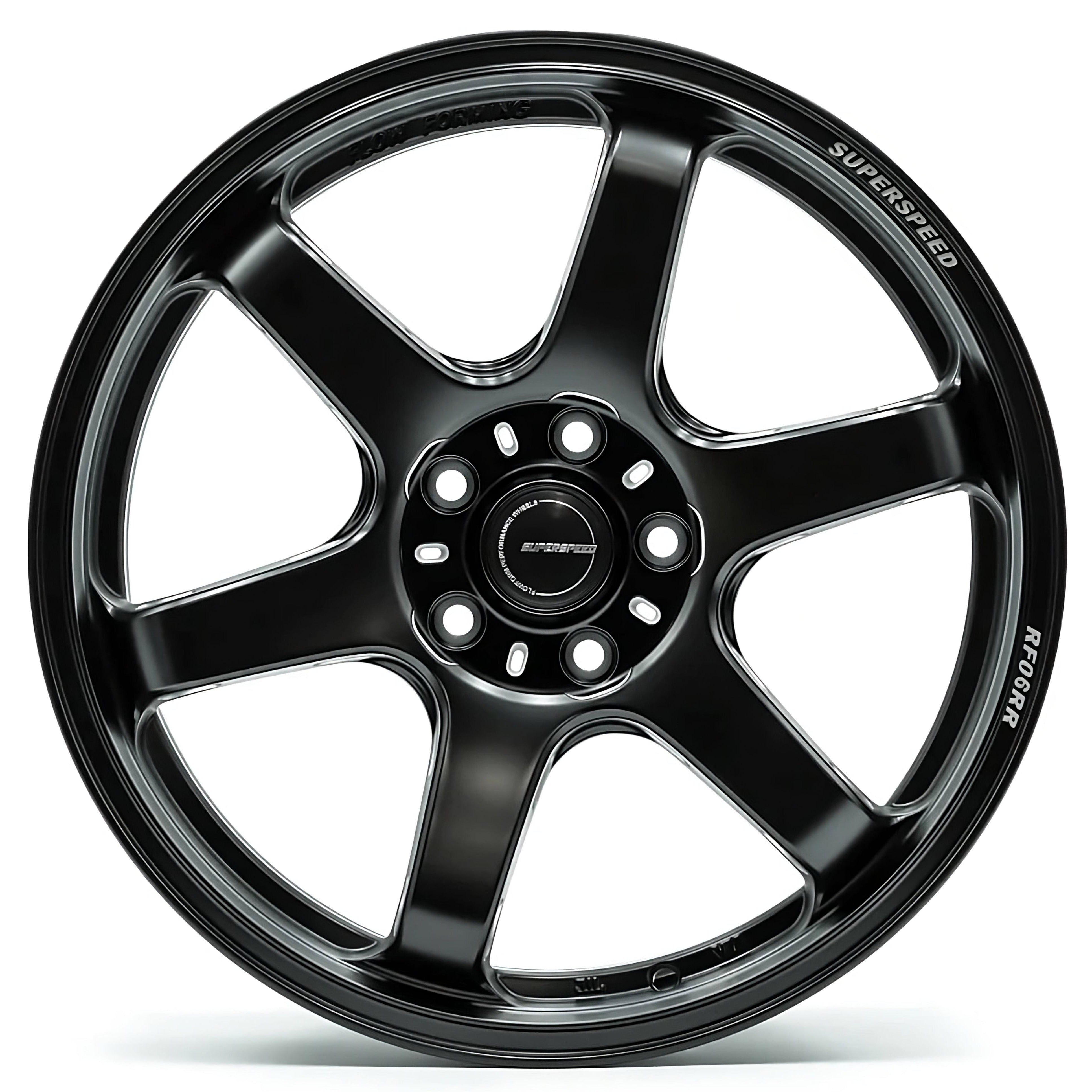 Superspeed RF06RR Matt Black - 19x8.5 | +35 | 5x114.3 | 73.1mm | Cone - Wheel Haven