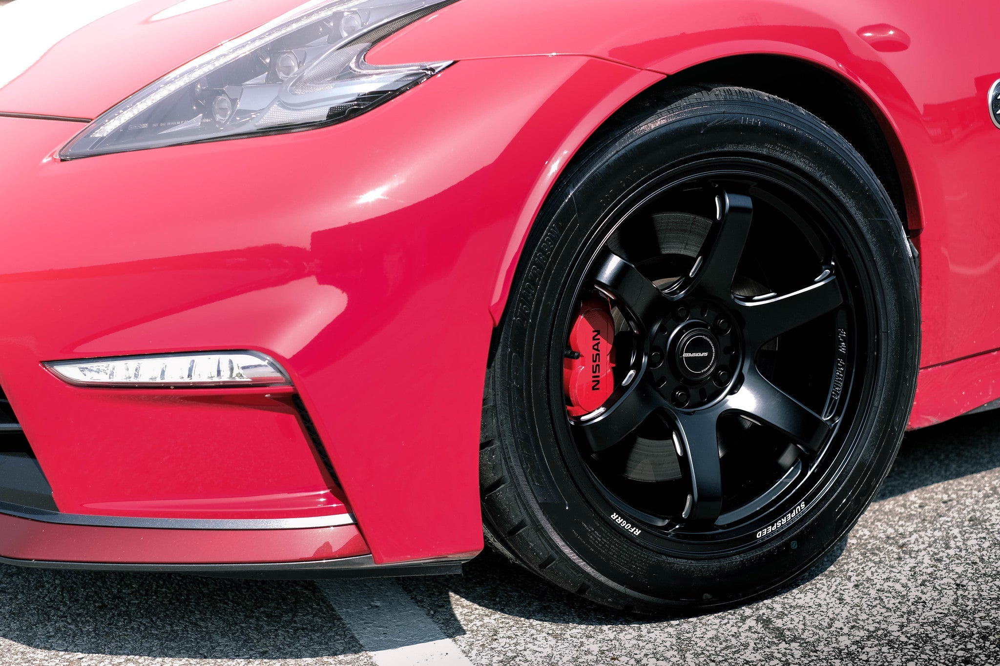 Superspeed RF06RR Matt Black - 19x8.5 | +35 | 5x114.3 | 73.1mm | Cone