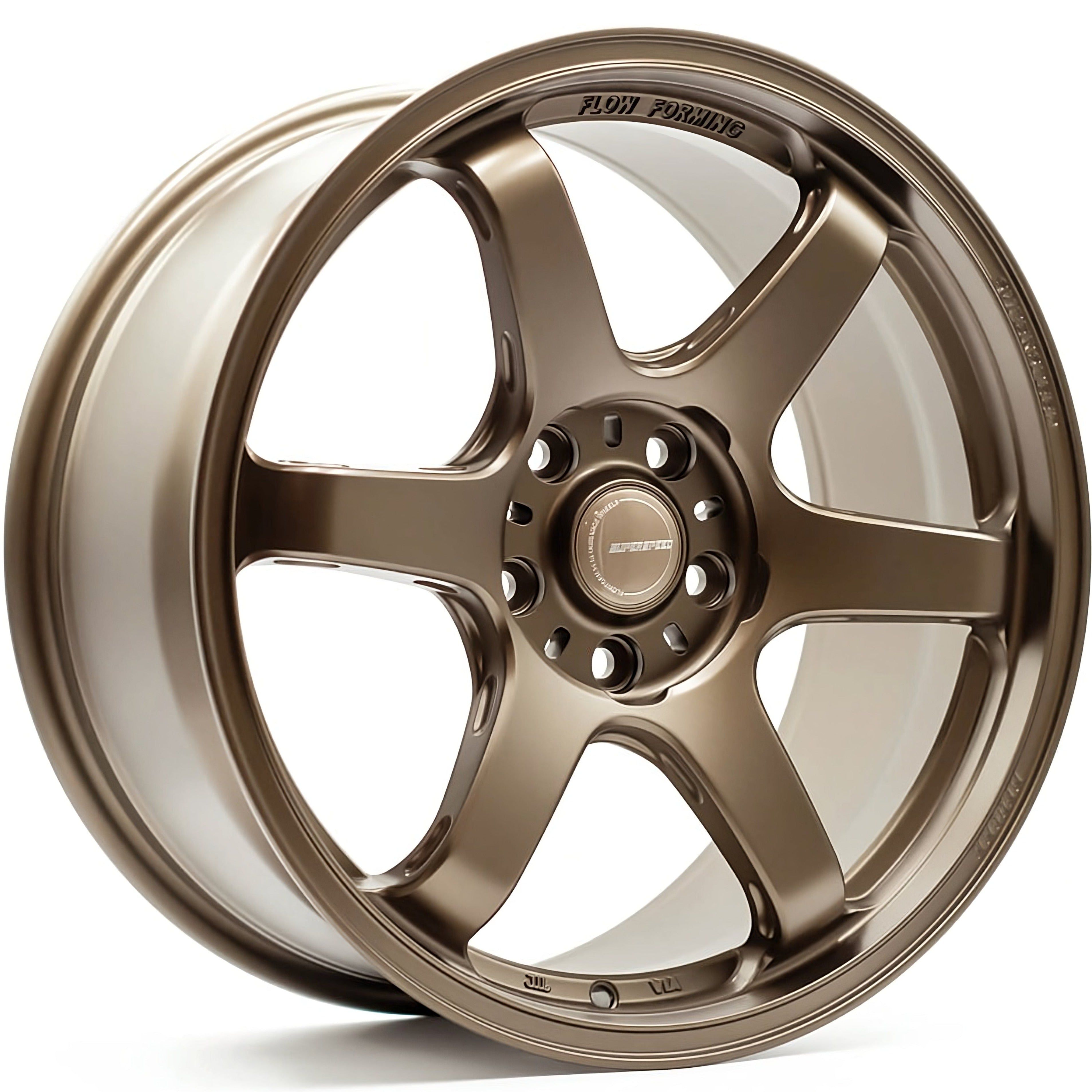 Superspeed RF06RR Satin Bronze - 19x9.5 | +33 | 5x114.3 | 73.1mm | Cone - Wheel Haven