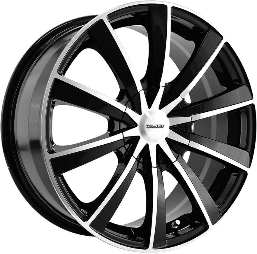 Touren TR10 Black/machined Face 17x7 +42 5x108,5x114.3mm 72.6mm - Wheel Haven
