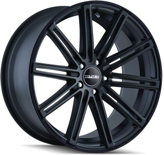 Touren TR40 Full Matte Black 20x8.5 +35 5x114.3mm 72.6mm - Wheel Haven