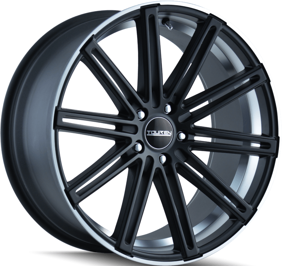 Touren TR40 Matte Black/machined Face/machined Lip 20x8.5 +35 5x130mm 71.5mm - Wheel Haven