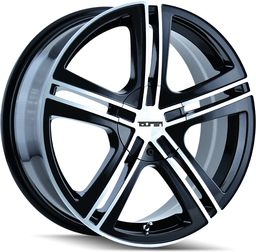 Touren TR62 Black/machined Face/machined Lip 16x7 +40 4x108,4x114.3mm 67.1mm - Wheel Haven