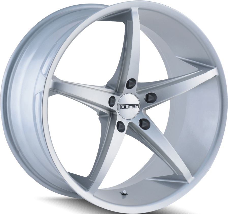 Touren TR70 Silver/milled Spokes 18x8 +35 5x114.3mm 72.6mm - Wheel Haven