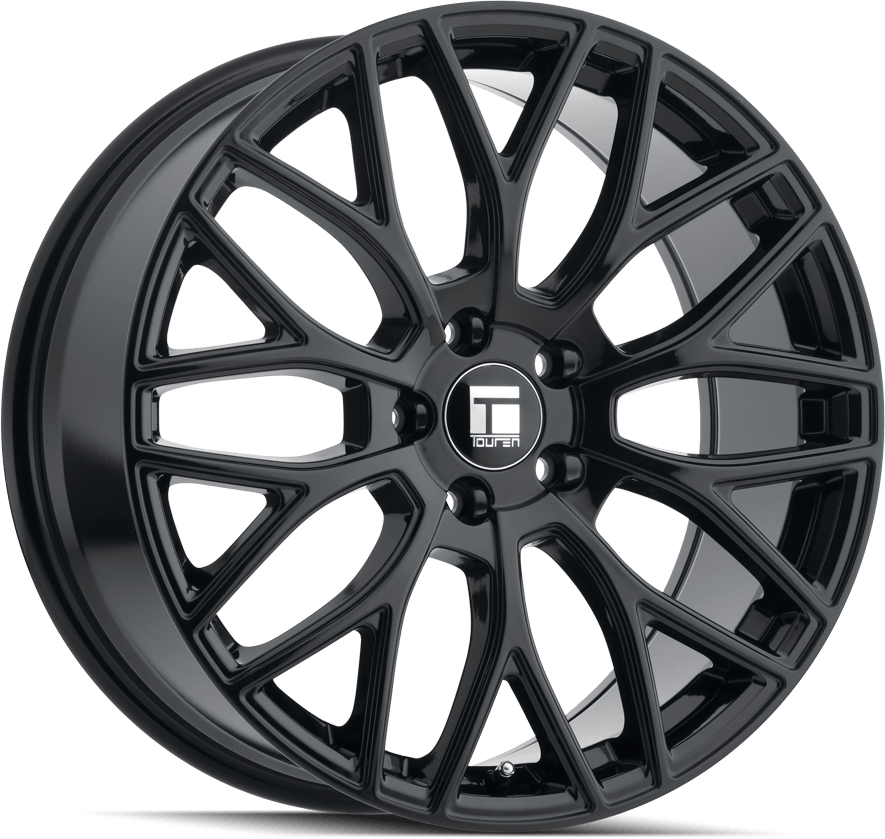 Touren TR76 Gloss Black 17x8 +35 5x108mm 63.4mm - Wheel Haven
