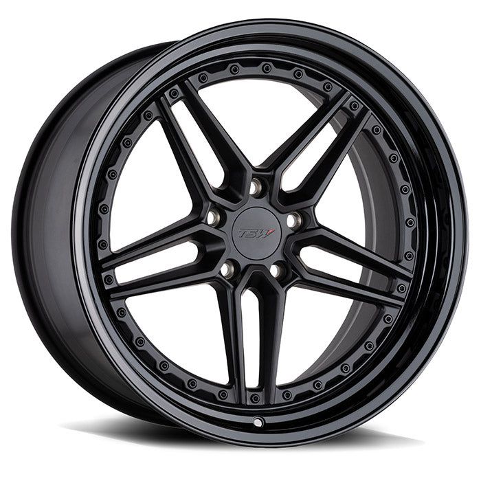 TSW ASCARI 20x10.5 | 5x114.3 | +40 | 76.1mm  - Matte Black w/ Gloss Black Lip - Wheel Haven