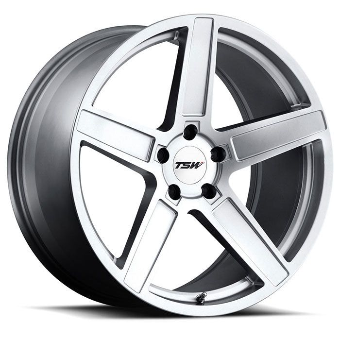TSW Ascent - 18x9.5 | 5x112 | +35 | 72.1mm  - Matte Titanium Silver - Wheel Haven