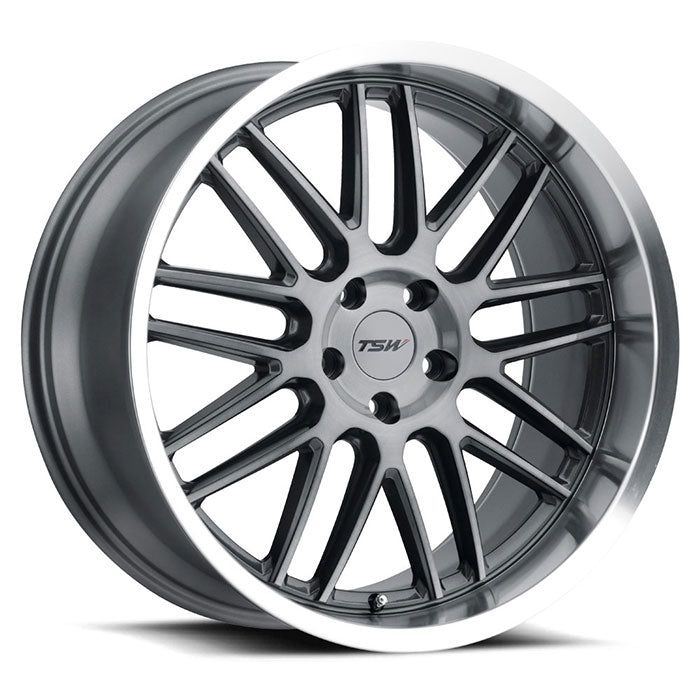 TSW AVALON - 20x10 | 5x114.3 | +40 | 76.1mm  - Gunmetal w/ Brushed Gunmetal Face & Machined Lip - Wheel Haven