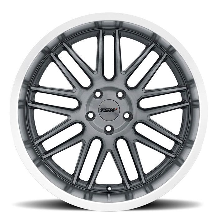TSW AVALON - 20x10 | 5x114.3 | +40 | 76.1mm  - Gunmetal w/ Brushed Gunmetal Face & Machined Lip - Wheel Haven