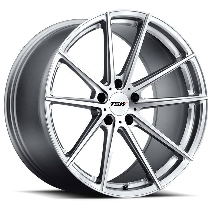 TSW Bathurst - 21x10.5 | 5x120 | +35 | 76.1mm  - Silver w/ Mirror Cut Face - Wheel Haven