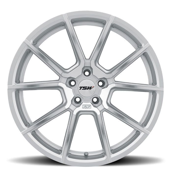 TSW CHRONO - 18x9.5 | 5x120 | +39 | 76.1mm  - Silver w/ Mirror Cut Face - Wheel Haven