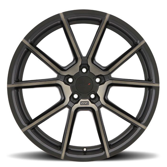 TSW CHRONO - 19x9 | 5x114.3 | +30 | 76.1mm  - Matte Black w/ Machine Face & Dark Tint - Wheel Haven