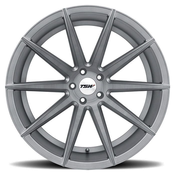 TSW CLYPSE - 19x9.5 | 5x114.3 | +40 | 76.1mm  - Titanium w/ Matte Brushed Face - Wheel Haven