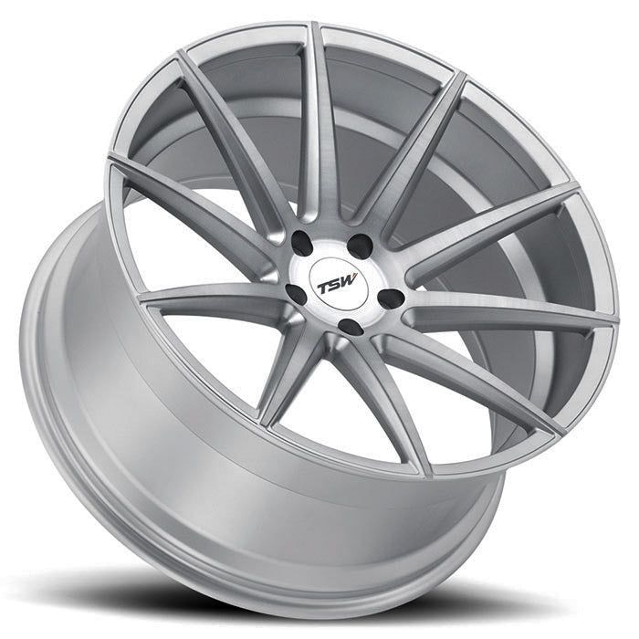 TSW CLYPSE - 19x9.5 | 5x114.3 | +40 | 76.1mm  - Titanium w/ Matte Brushed Face - Wheel Haven