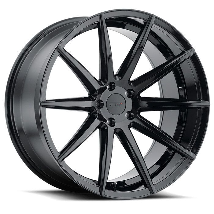 TSW CLYPSE - 20x10 | 5x120 | +40 | 76.1mm  - Gloss Black - Wheel Haven