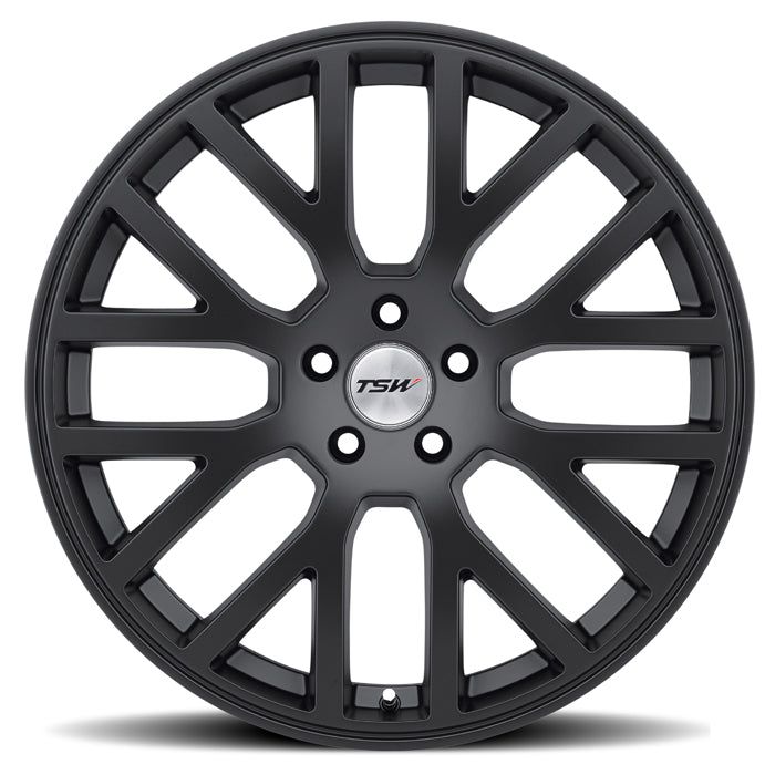 TSW Donington - 18x8 | 5x100 | +32 | 72.1mm - Matte Black - Wheel Haven