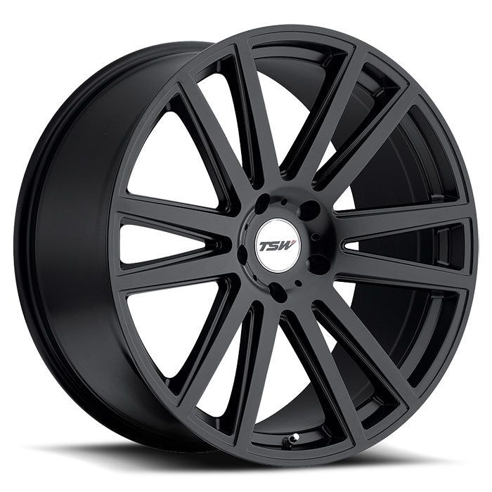 TSW Gatsby - 22x10 | 5x120 | +37 | 76.1mm - Matte Black - Wheel Haven