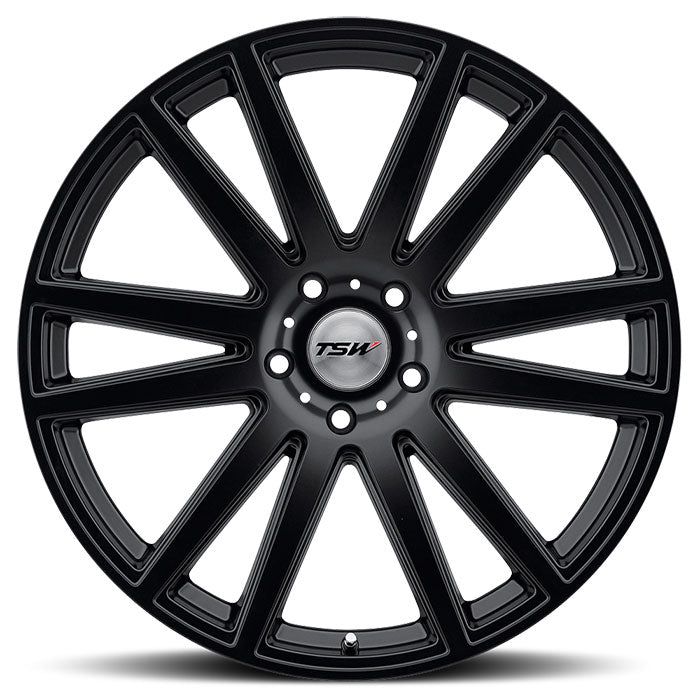 TSW Gatsby - 22x10 | 5x120 | +37 | 76.1mm - Matte Black - Wheel Haven