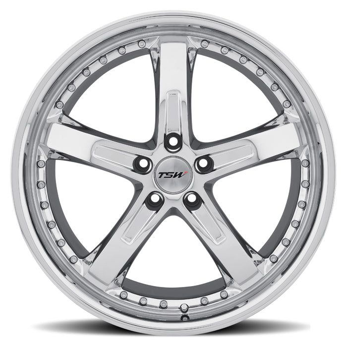 TSW Jarama - 19x8 | 5x120 | +20 | 76.1mm - Chrome - Wheel Haven