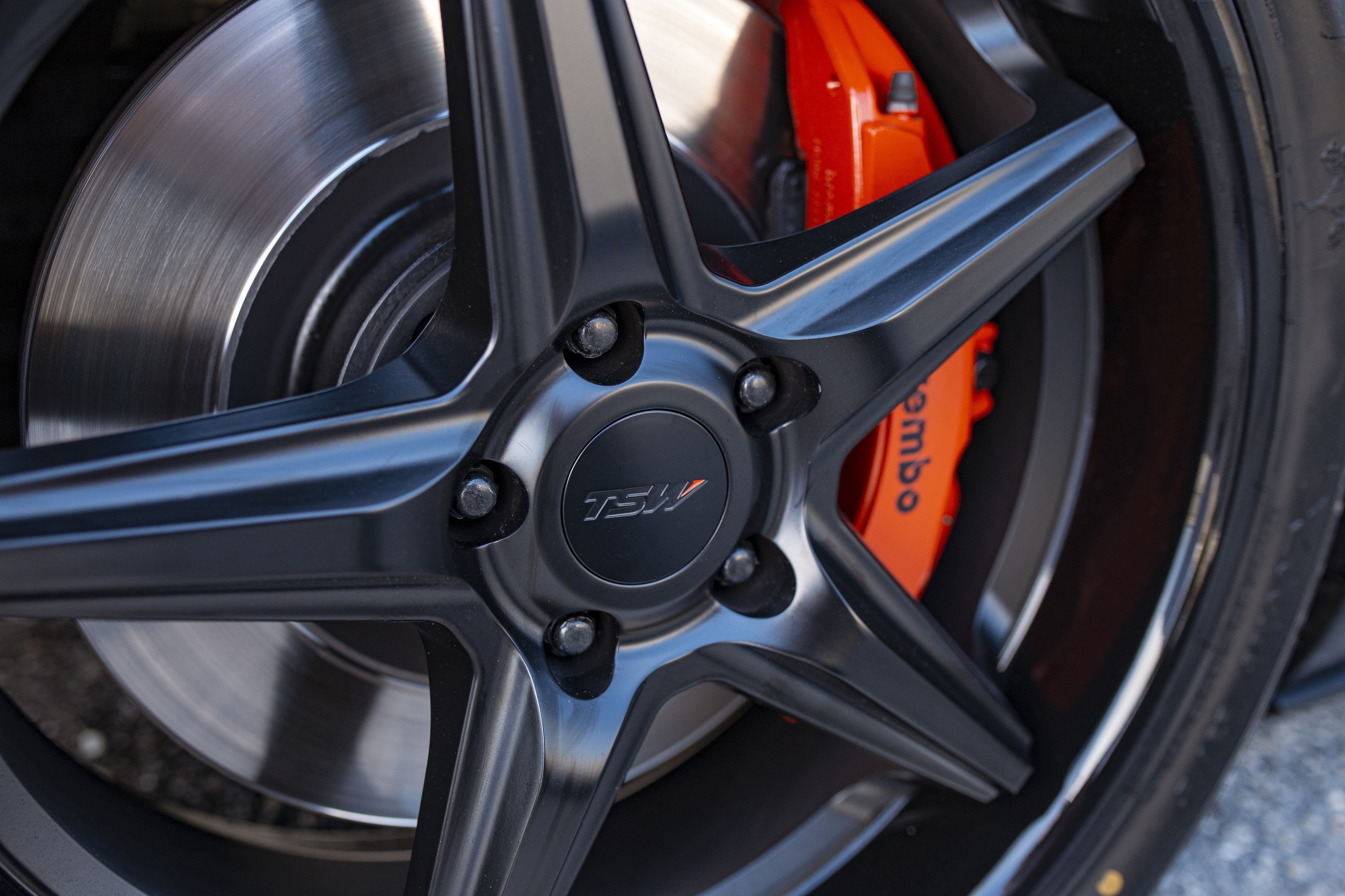 TSW Launch Matte Black W/ Gloss Black Lip - 20x8.5 | +20 | 5x114.3 | 76.1mm - Wheel Haven