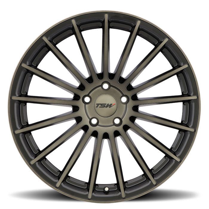 TSW LUCO - 18x8.5 | 5x120 | +20 | 76.1mm  - Matte Black w/ Machine Face & Dark Tint - Wheel Haven