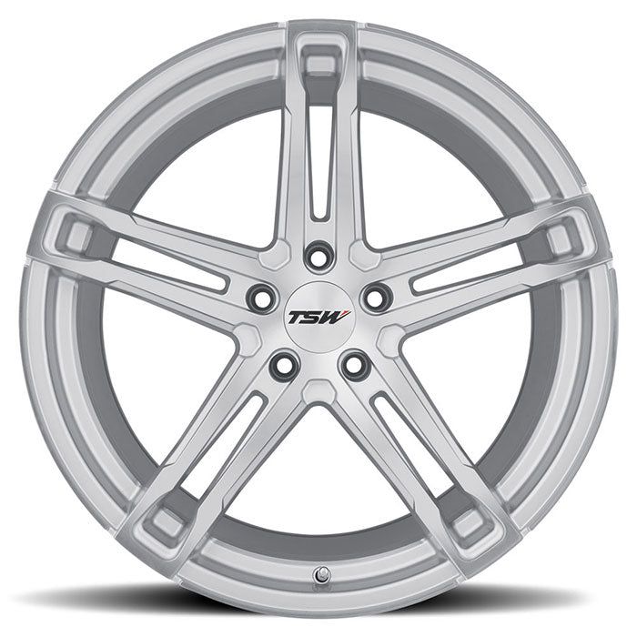 TSW Mechanica - 19x10.5 | 5x114.3 | +27 | 76.1mm  - Silver w/ Mirror Cut Face - Wheel Haven