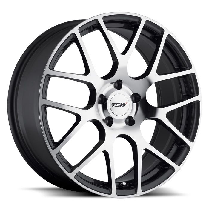 TSW Nurburgring - 19x8 | 5x108 | +40 | 72.1mm - Gunmetal w/ Mirror Cut Face - Wheel Haven