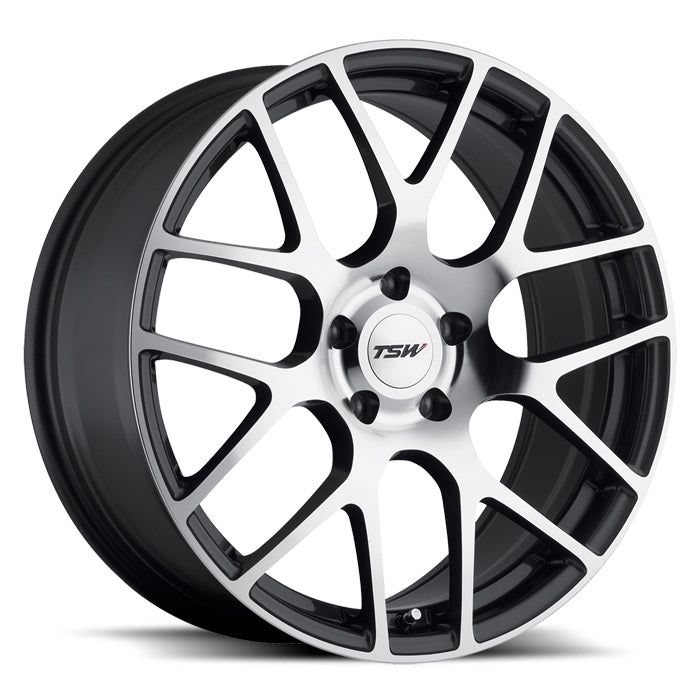 TSW Nurburgring - 21x9 | 5x120 | +25 | 76.1mm  - Gunmetal w/ Mirror Cut Face - Wheel Haven