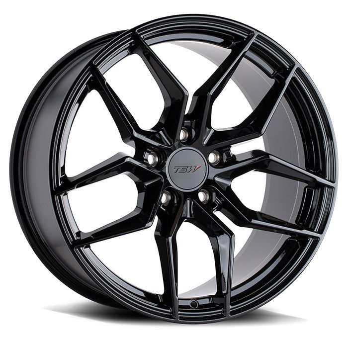 TSW SILVANO - 18x9.5 | 5x120 | +40 | 76.1mm  - Gloss Black - Wheel Haven