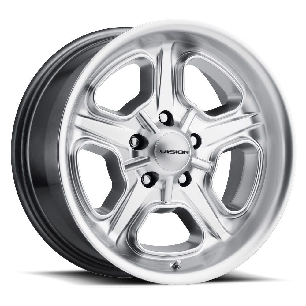 Vision Wheels 147 DAYTONA Hyper Silver 20x8.5 +32 5x120 83.0mm - Wheel Haven