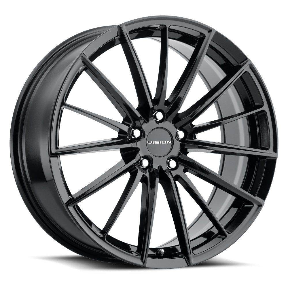 Vision Wheels 473 AXIS  Gloss Black 20x8.5 +35 5x112 73.1mm - Wheel Haven