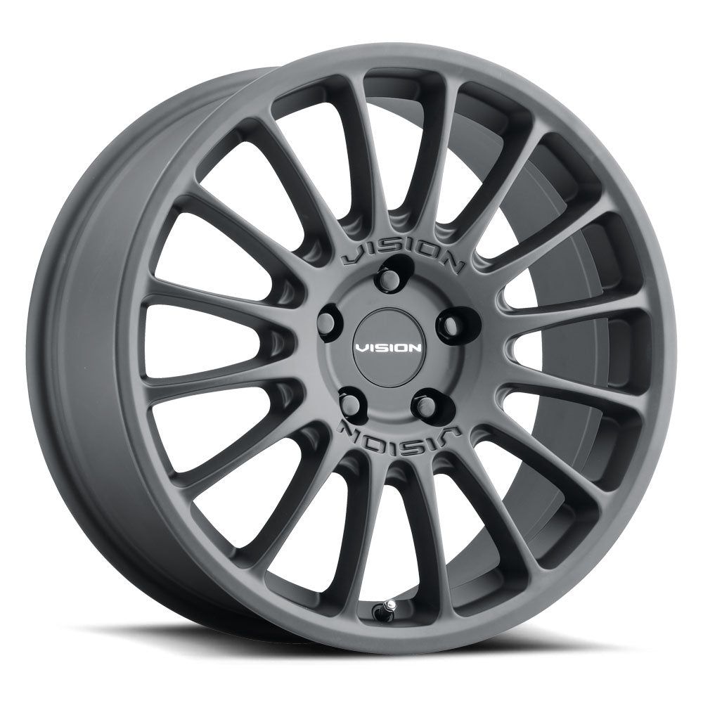 Vision Wheels 477 MONACO 2020 Satin Black 20x8.5 +35 5x108 63.4mm - Wheel Haven