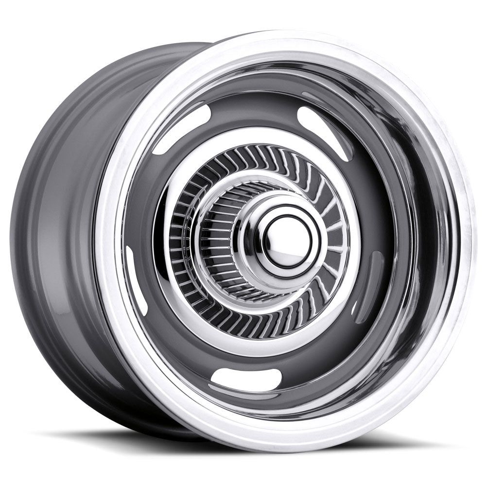 Vision Wheels 55 RALLY Silver 15x8 -6 5x114.3,5x120.65 Custom - Wheel Haven