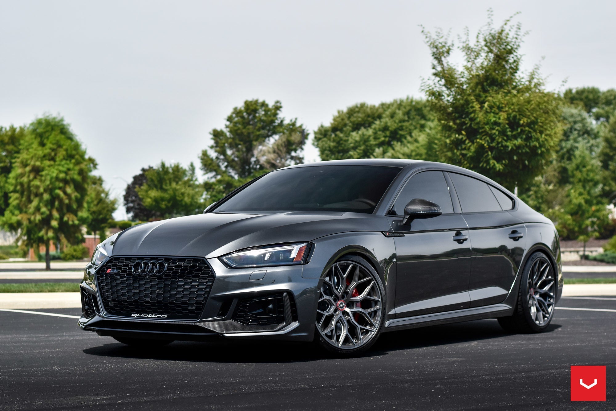 Vossen HF-2 Tinted Matte Gunmetal - 20x10.5 / 5x112 / +45 / 66.56mm