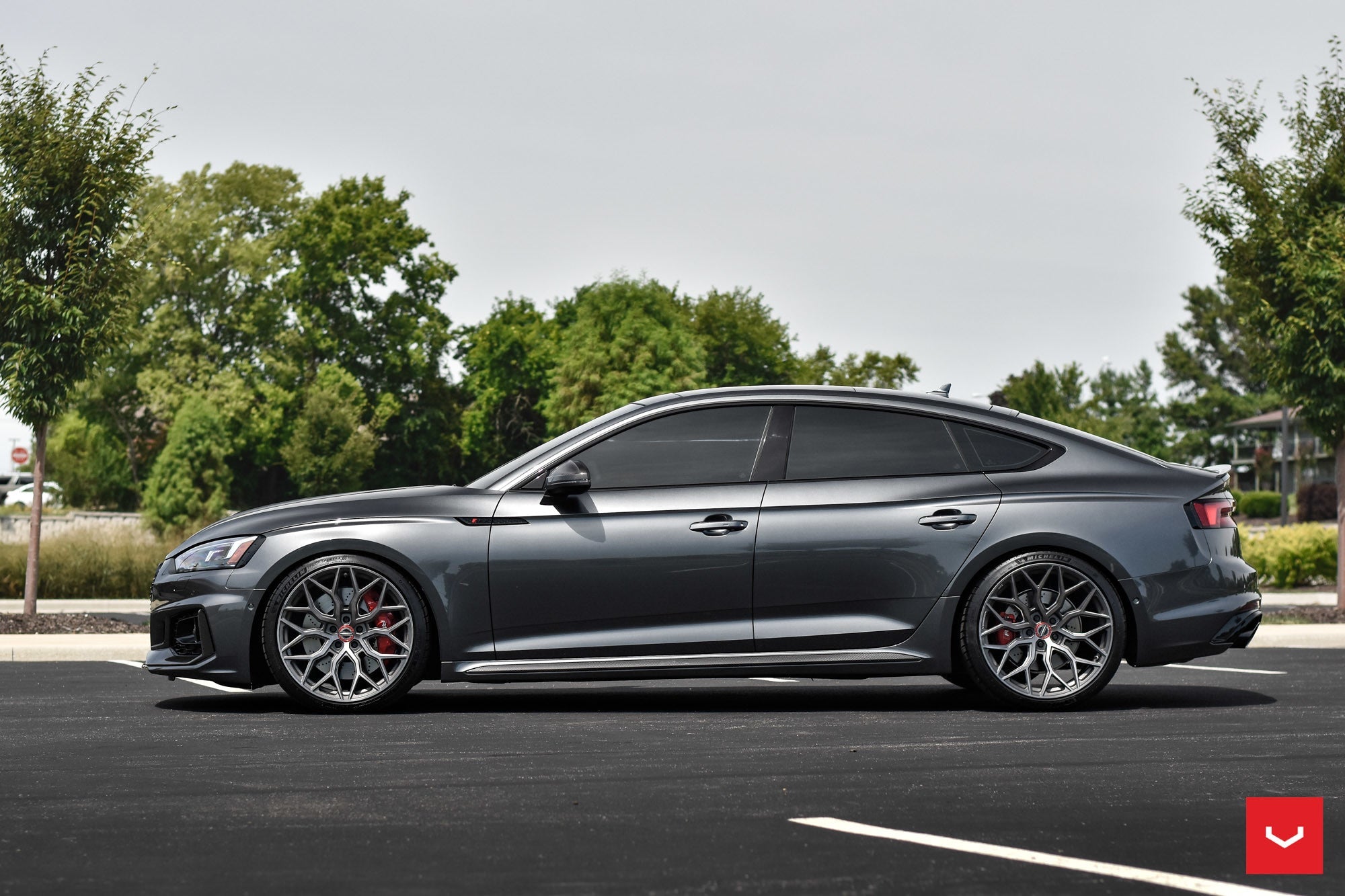 Vossen HF-2 Tinted Matte Gunmetal - 20x10.5 / 5x112 / +45 / 66.56mm