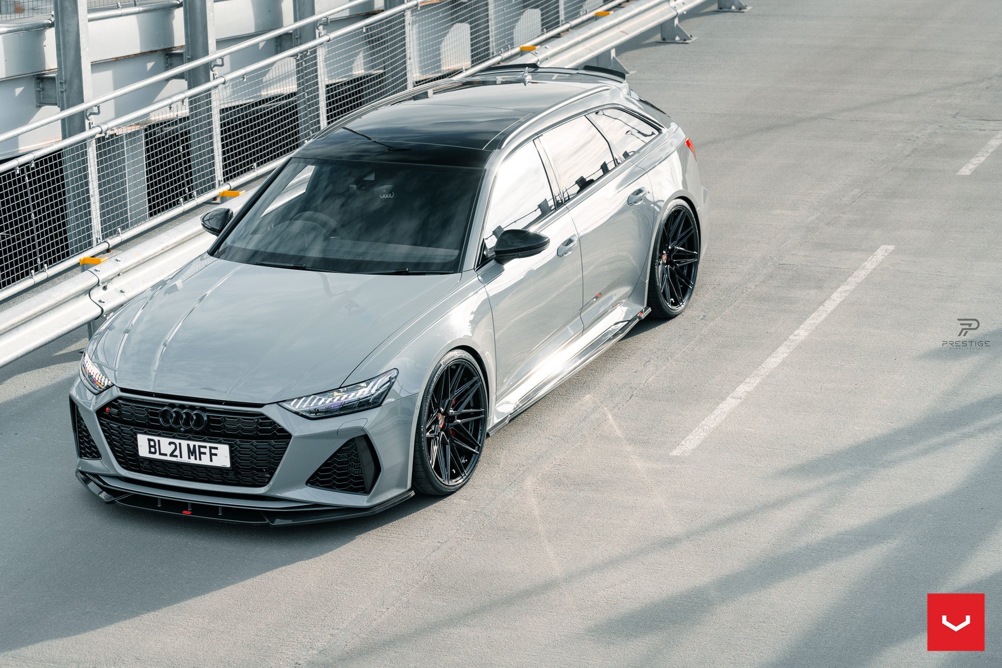 Vossen HF-7 Gloss Black - 22x9 / 5x112 / +32 / 66.56mm