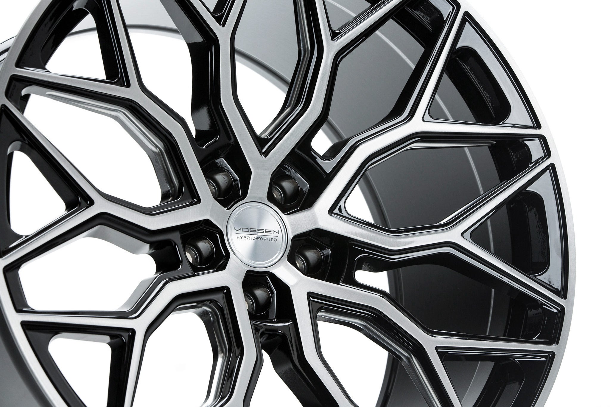 Vossen HF-2 Brushed Gloss Black - 20x9 | +32 | 5x112 | 66.56mm | Flat Face