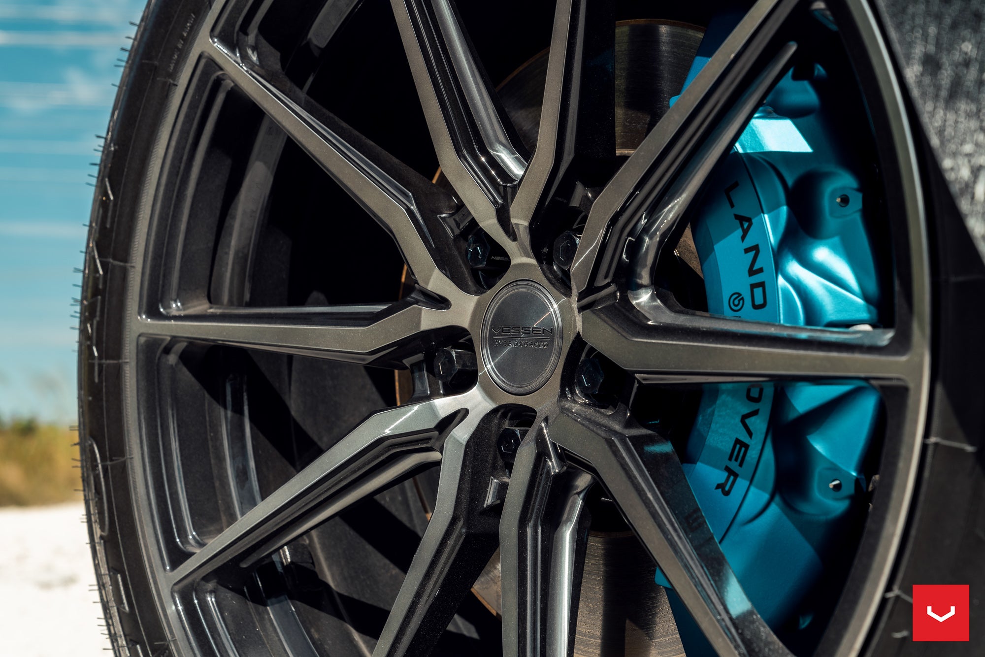 Vossen HF-3 Double Tinted Gloss Black - 22x10.5 | +38 | 5x120 | 72.56mm | Deep Face