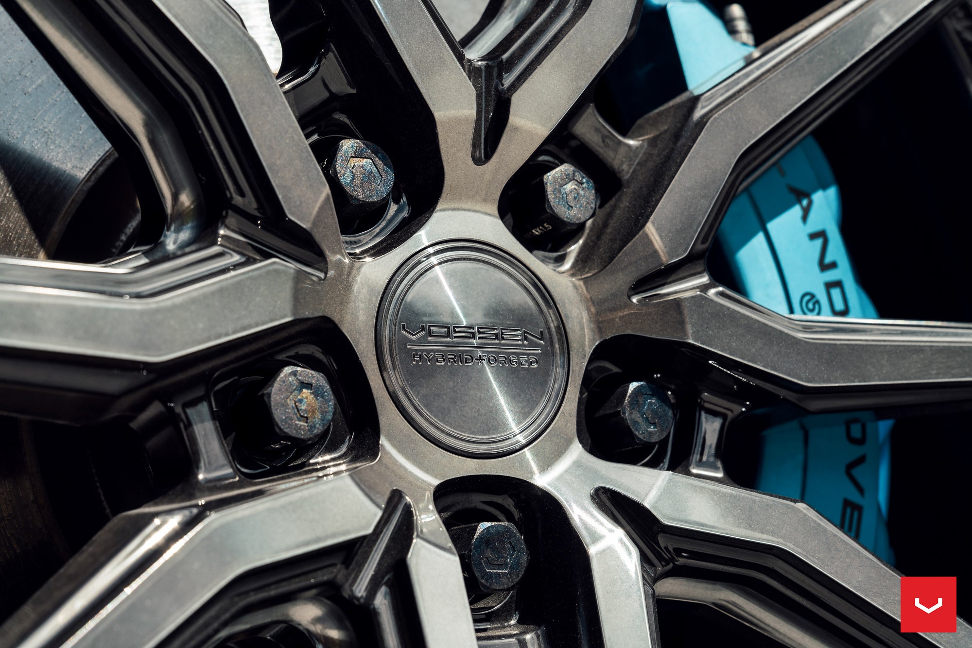 Vossen HF-3 Double Tinted Gloss Black - 22x10.5 | +38 | 5x120 | 72.56mm | Deep Face