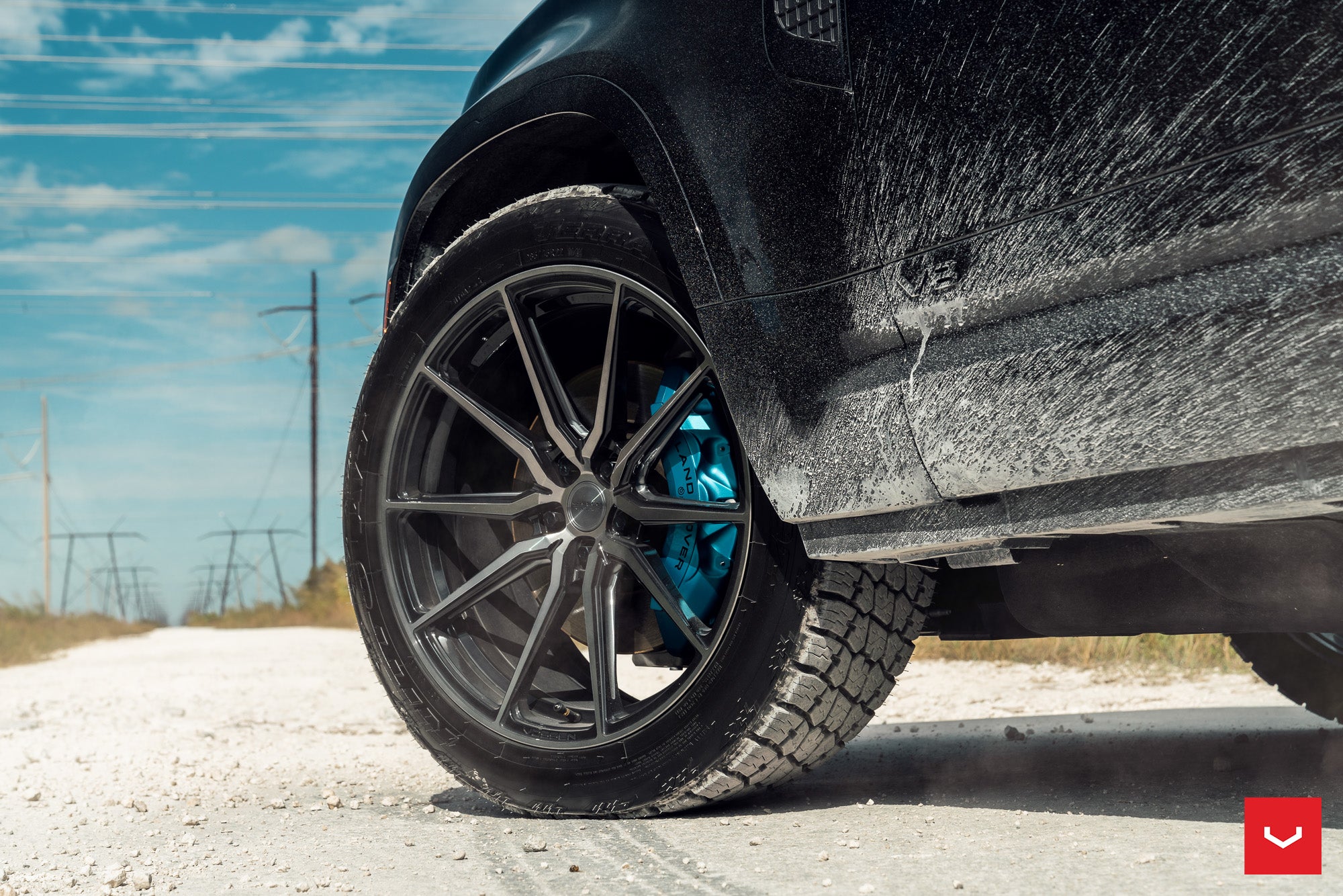Vossen HF-3 Double Tinted Gloss Black - 22x10.5 | +38 | 5x120 | 72.56mm | Deep Face