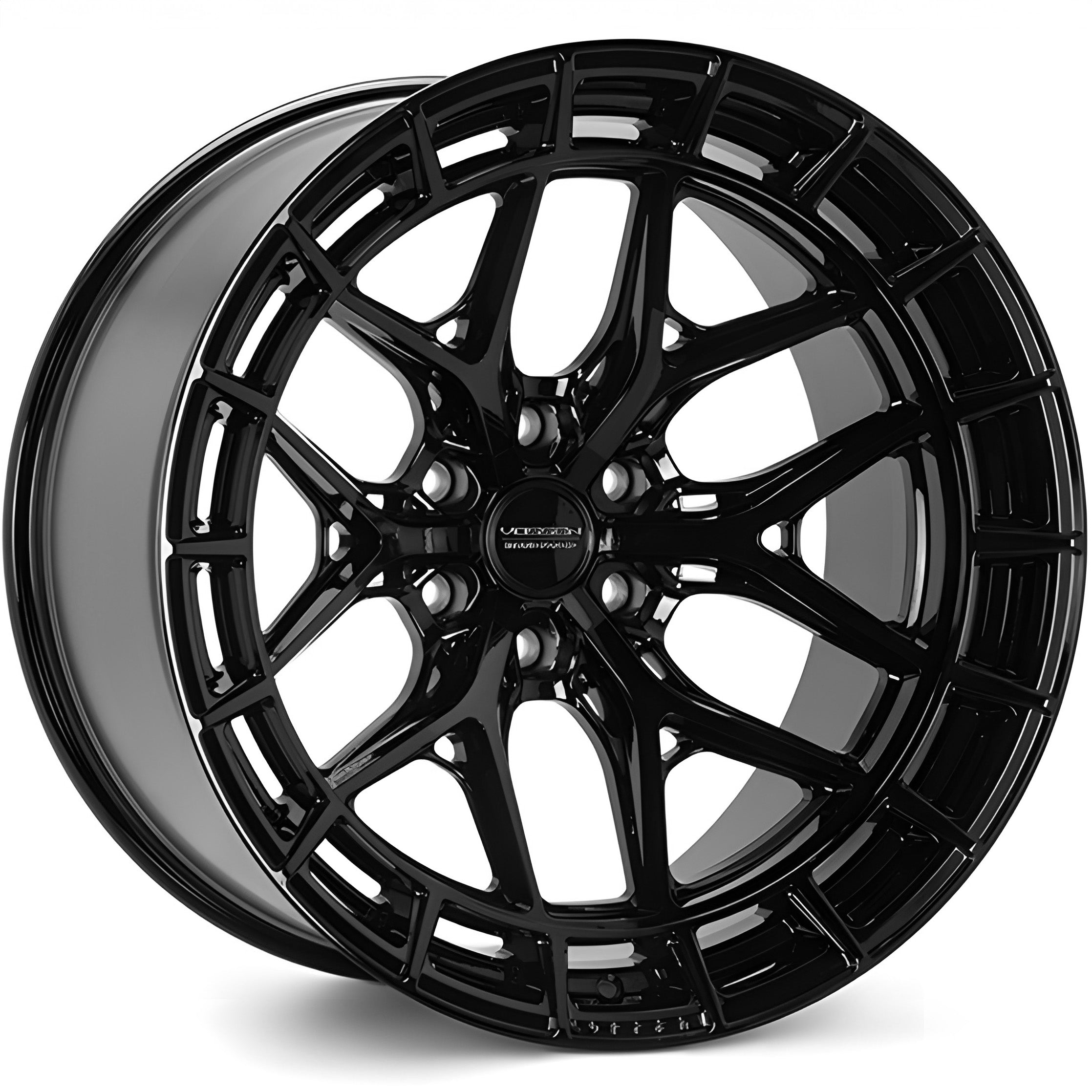Vossen HFX-1 Gloss Black - 22x10.5 | +25 | 5x112 | 66.5mm | Deep Face