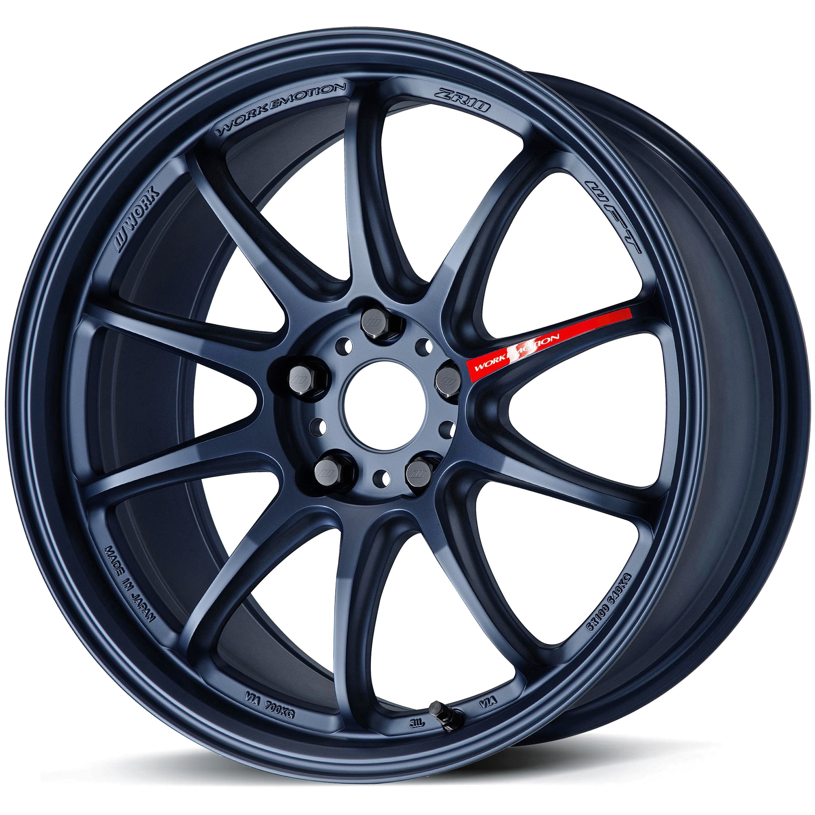 WORK Emotion ZR10 MATTE NAVY (MEB) - 18x8.5 | +38 | 5x1143 | 73.3mm | Mid Face